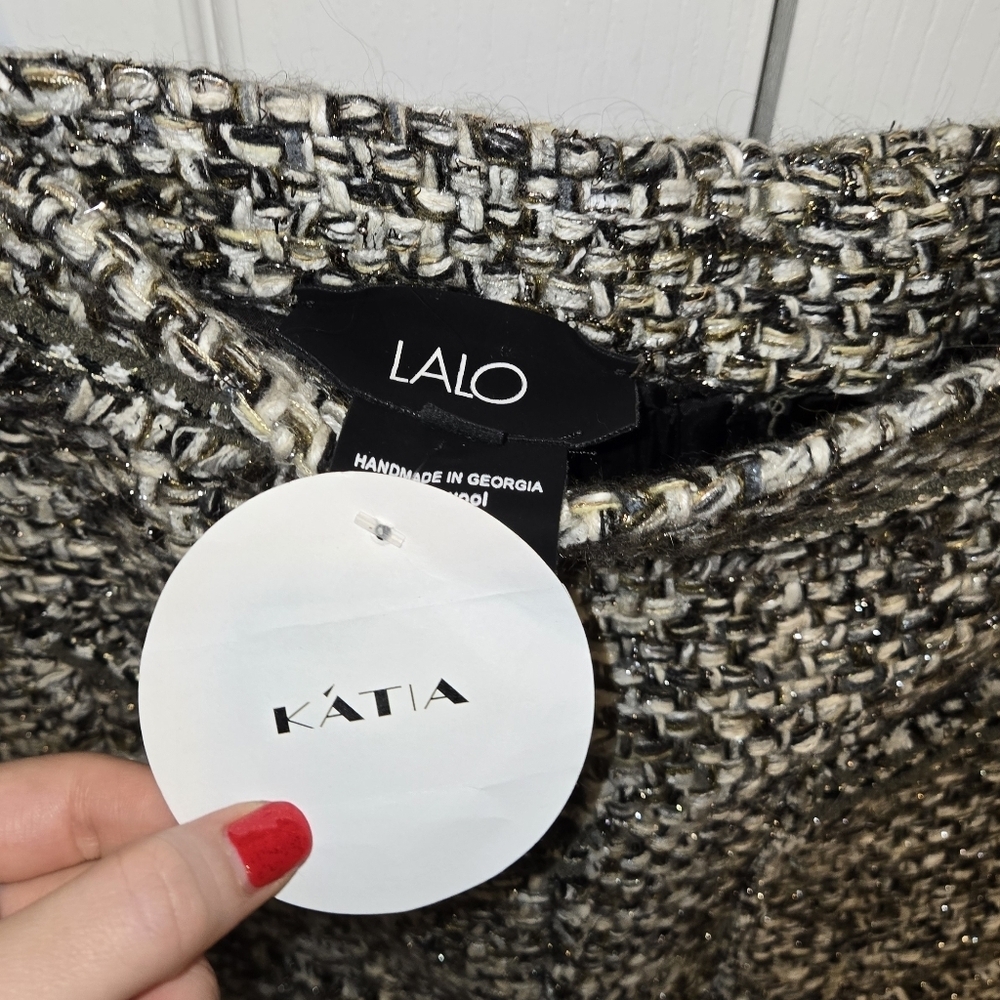 LALO Designer Tweed Skirt | Size Small | European Brand #N6 - Picture 2 of 11